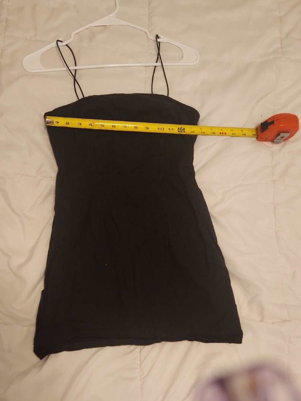 Urban Outfitters Black Strappy Mini Dress with Exposed Ring Zipper - Sm L29